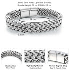 Edgy Stainless Steel Bracelet for Men