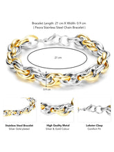 Steel Bracelet for Men by Peora – Bold & Durable Style