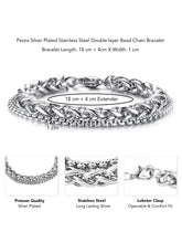 Eye-Catching Steel Bracelets for Men