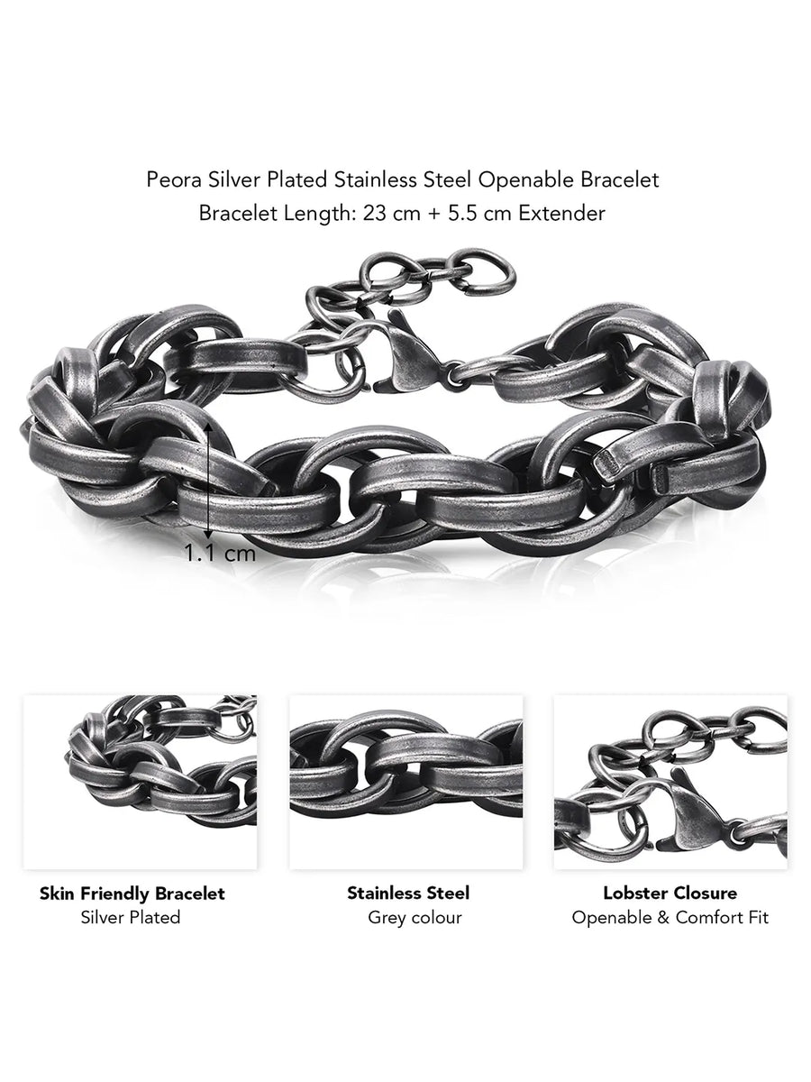 Steel Bracelets by Peora – Sleek, Durable & Stylish