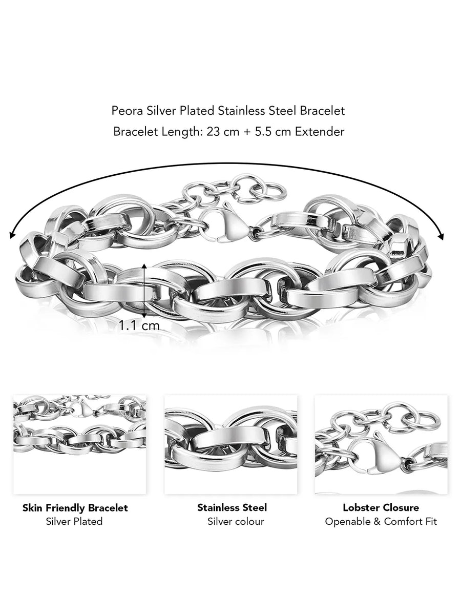 Steel Bracelets by Peora – Sleek, Durable & Stylish
