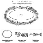 Stainless Steel Bracelets by Peora – Sleek & Durable Style