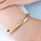 Casual Elegance Steel Bracelets for Men - Gold