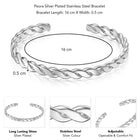 Steel Bracelets for Men by Peora – Sleek & Strong Design
