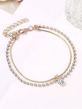 Sparkling Shimmering Delight Anklet - Gold