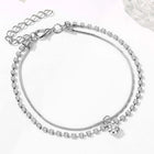 Delight Anklet | Graceful & Stylish Footwear Jewellery by Peora

