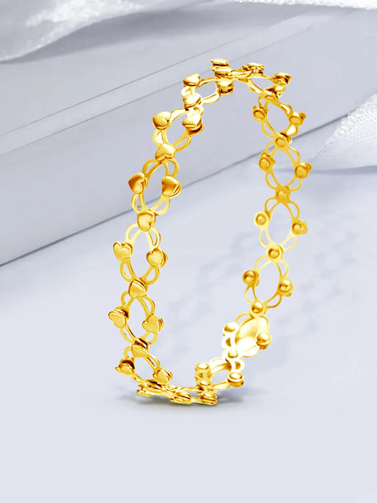 Shining Star Transform Gold Bracelet cum Ring