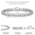Modern Classic Bracelets for Men by Peora – Timeless Strength