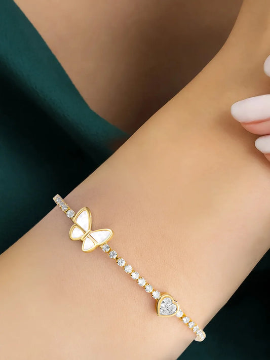 Encrusted Bracelet by Peora – Sparkle in Every Detail