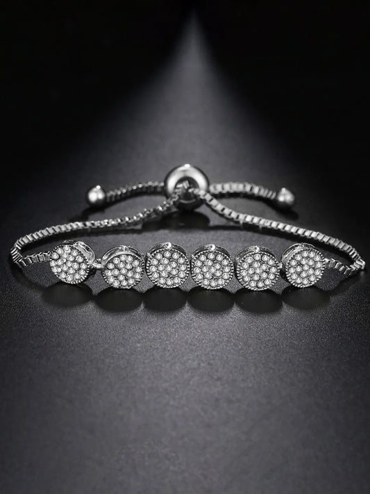 Round CZ Bracelet by Peora – Sparkle in Every Circle