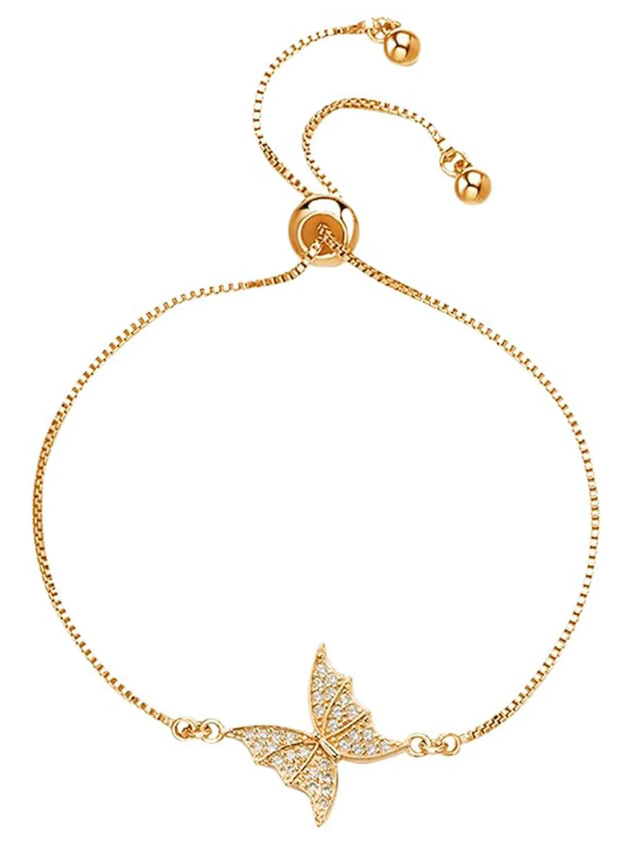 Butterfly Adjustable Bracelet by Peora – Grace in Every Detail