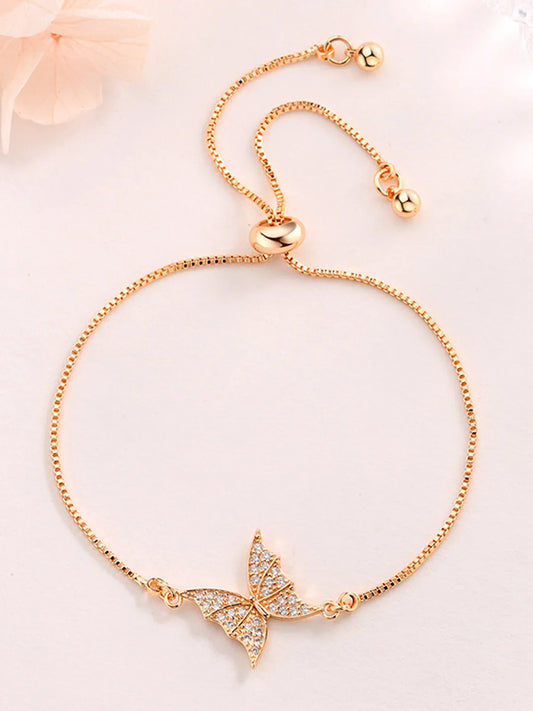 Butterfly Adjustable Bracelet by Peora – Grace in Every Detail