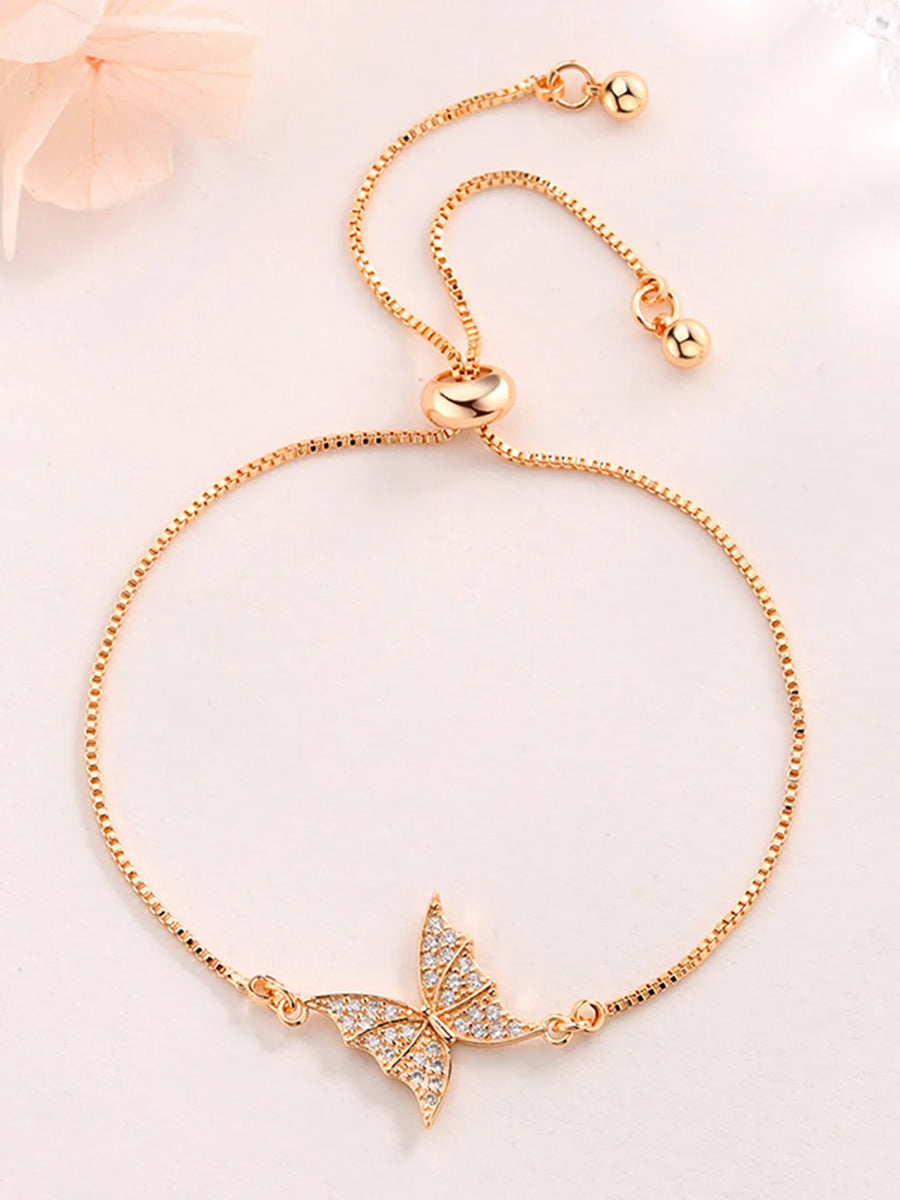 Butterfly Adjustable Bracelet by Peora – Grace in Every Detail