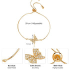 Butterfly Adjustable Bracelet by Peora – Grace in Every Detail