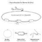 Mother of Pearl Bracelet by Peora – Elegant & Timeless