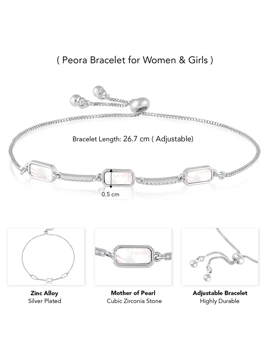 Mother of Pearl Bracelet by Peora – Elegant & Timeless