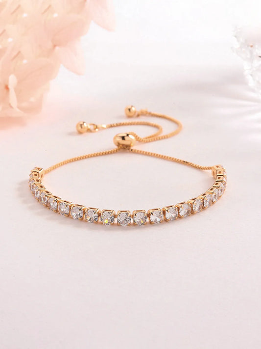 CZ Adjustable Bracelets by Peora – Sparkle with Comfort