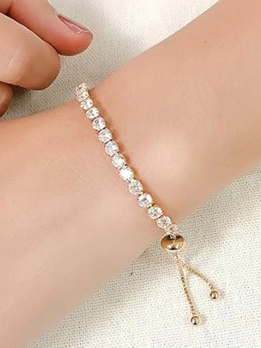 CZ Adjustable Bracelets by Peora – Sparkle with Comfort