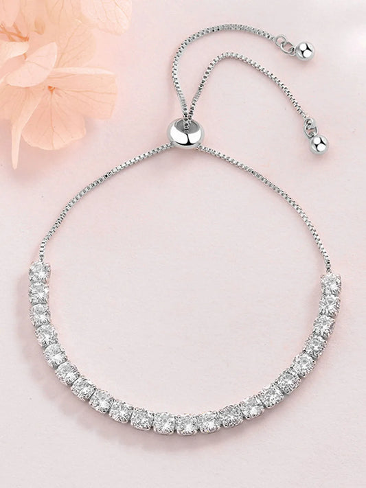 CZ Adjustable Bracelets by Peora – Sparkle with Comfort