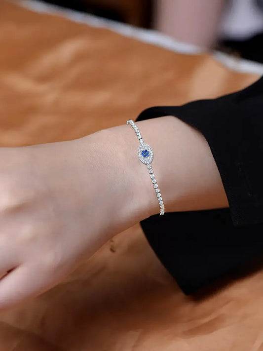 Adjustable Evil Eye Charm Bracelet