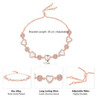 Peora Heart Shaped Bracelet – A Symbol of Love and Style