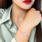 Peora Butterfly CZ Bracelet – Delicate Sparkle with Graceful Charm
