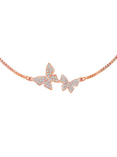 Peora Butterfly CZ Bracelet – Delicate Sparkle with Graceful Charm