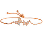 Peora Butterfly CZ Bracelet – Delicate Sparkle with Graceful Charm