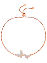 Peora Butterfly CZ Bracelet – Delicate Sparkle with Graceful Charm