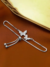 Peora Butterfly CZ Bracelet – Delicate Sparkle with Graceful Charm