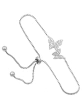 Peora Butterfly CZ Bracelet – Delicate Sparkle with Graceful Charm
