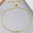 Peora Eye Adjustable Bracelet – Symbolic Style with a Perfect Fit