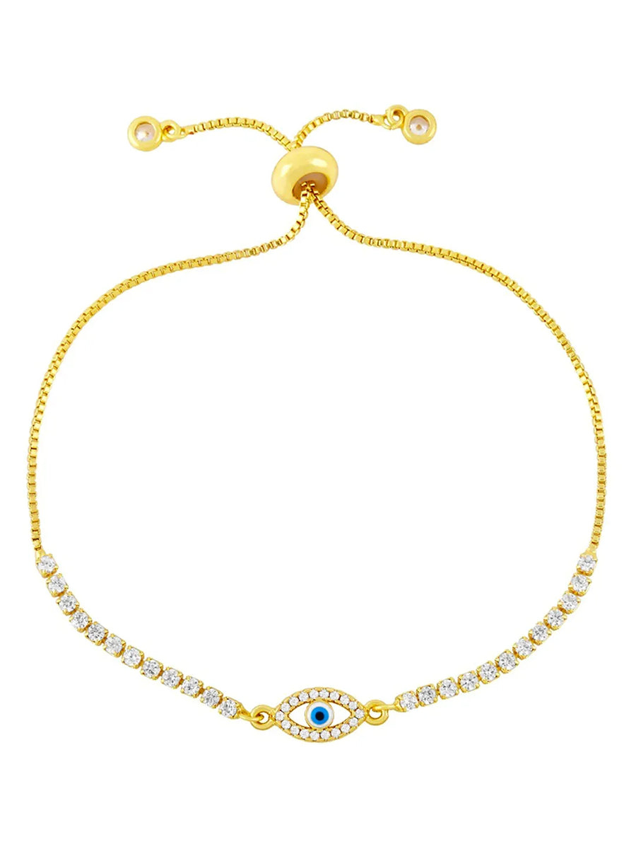 Peora Eye Adjustable Bracelet – Symbolic Style with a Perfect Fit