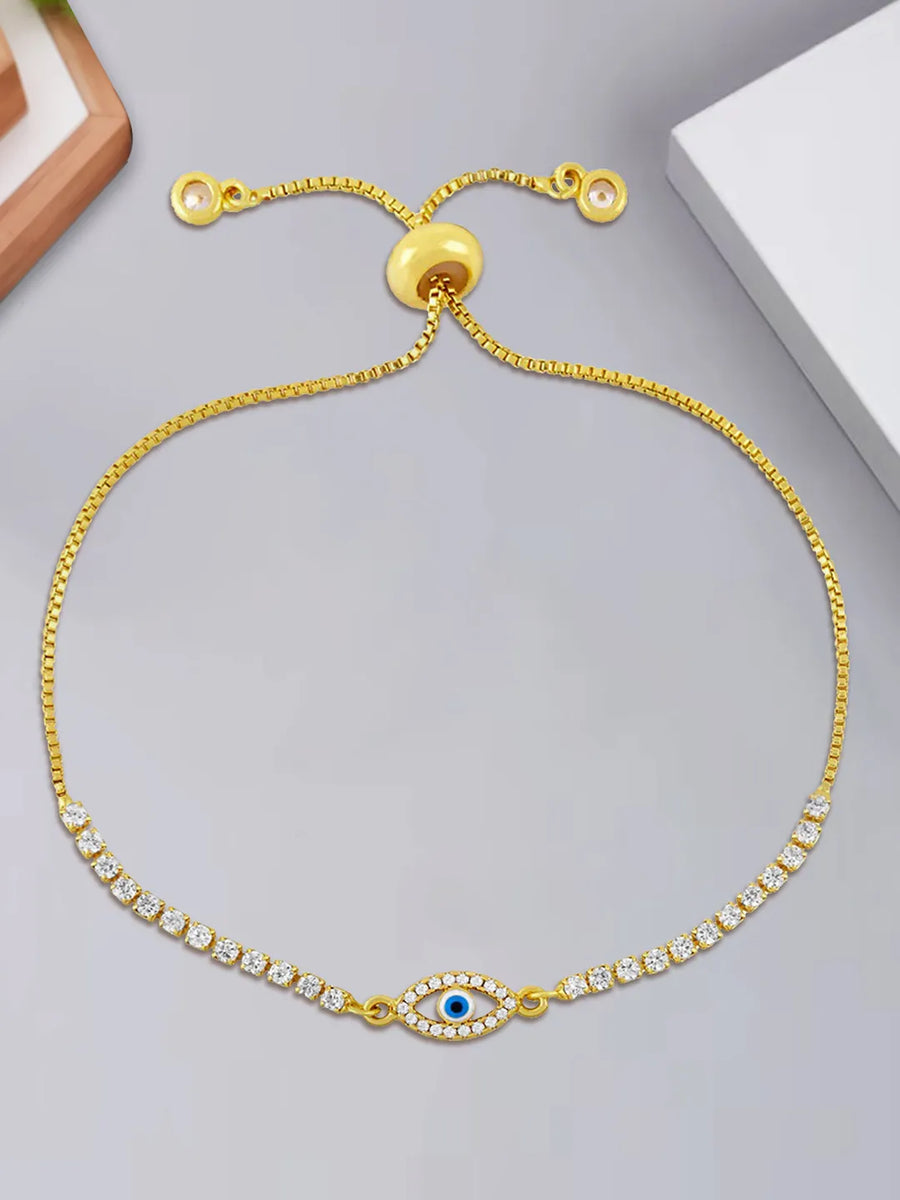 Peora Eye Adjustable Bracelet – Symbolic Style with a Perfect Fit