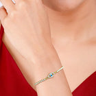 Peora Eye Adjustable Bracelet – Symbolic Style with a Perfect Fit