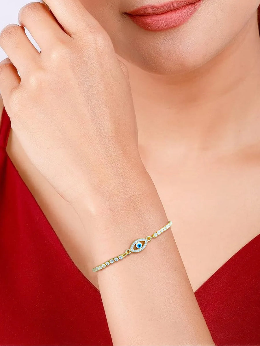 Peora Eye Adjustable Bracelet – Symbolic Style with a Perfect Fit