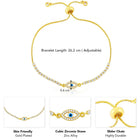 Peora Eye Adjustable Bracelet – Symbolic Style with a Perfect Fit
