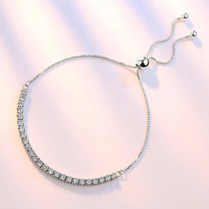 Adjustable CZ Studded Bracelet for Her