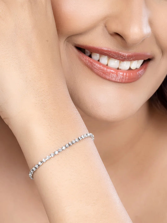 Radiant Bond CZ Tennis Bracelet