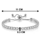 Tennis Bracelet by Peora | Classic Sparkle & Timeless Elegance