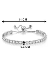 Tennis Bracelet by Peora | Classic Sparkle & Timeless Elegance