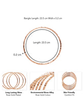 Glamorous Set of 6 Fashionable Bangles