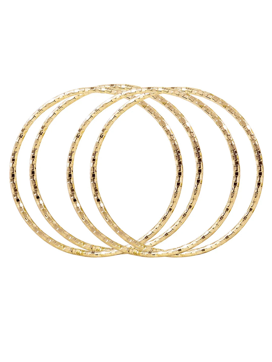 Glamorous Set of 6 Fashionable Bangles