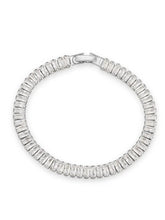 Rose Gold Tennis Bracelet &  Heart Stud Combo