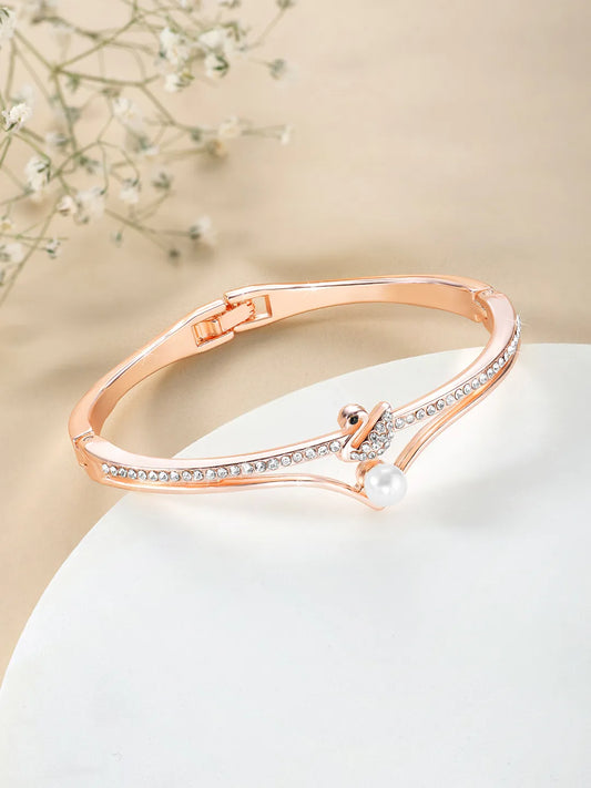 Peora Contemporary CZ Bracelet – Modern Sparkle with Timeless Style