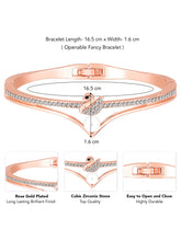Peora Contemporary CZ Bracelet – Modern Sparkle with Timeless Style