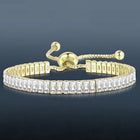 Glamorous Adjustable Bracelet with Gems