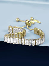 Glamorous Adjustable Bracelet with Gems