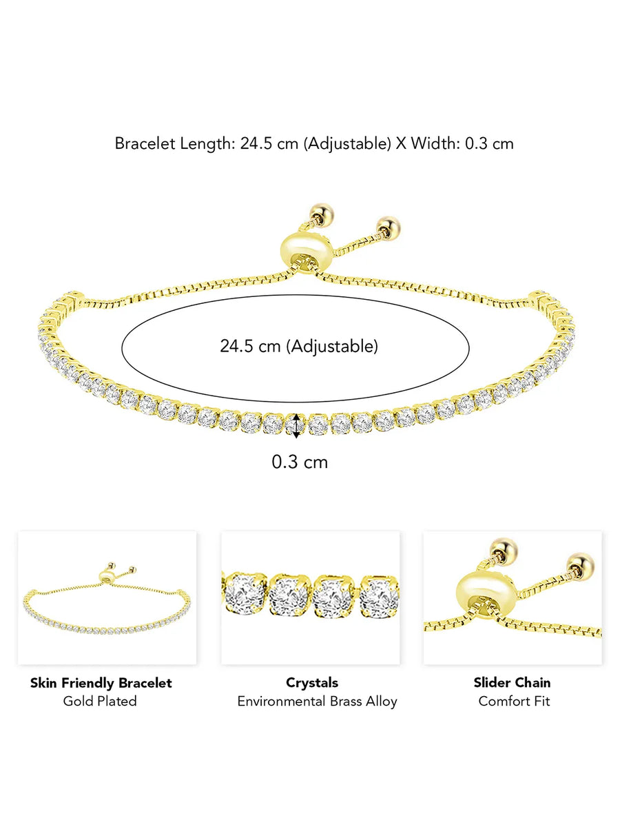 Sparkling Adjustable Bracelet for Women