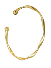 Sleek Twisted Kada with Open Ends